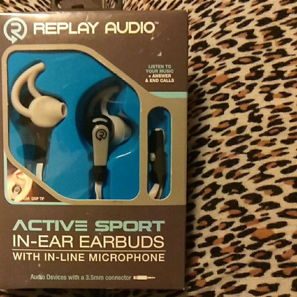 Active sport in-ear earbuds